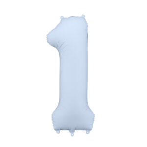 Fooliumõhupall number "1", 86 cm, udusinine