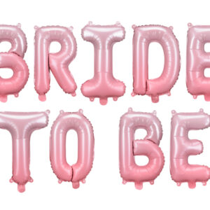 Fooliumõhupall "Bride to Be", 350 × 45 cm, roosa