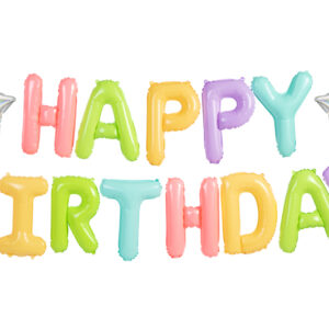 Fooliumõhupall "Happy Birthday", 395 × 35 cm