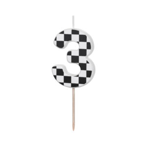 Sünnipäevaküünal number "3", 9,5 cm