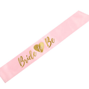 Satiinpael "Bride to Be", heleroosa, 75 cm