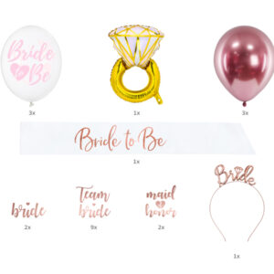 Peokomplekt "Bride To Be" (1 pakk / 23 tk)
