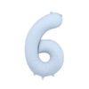 Fooliumõhupall number "6", 86 cm, udusinine