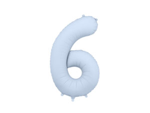 Fooliumõhupall number "6", 86 cm, udusinine