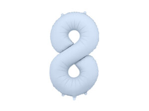 Fooliumõhupall number "8", 86 cm, udusinine