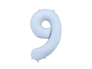 Fooliumõhupall number "9", 86 cm, udusinine