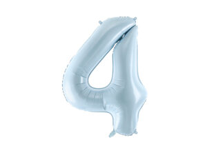 Fooliumõhupall number "4", 72 cm, helesinine