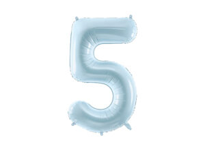 Fooliumõhupall number "5", 72 cm, helesinine