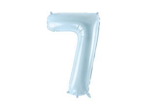 Fooliumõhupall number "7", 72 cm, helesinine