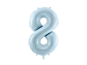 Fooliumõhupall number "8", 72 cm, helesinine