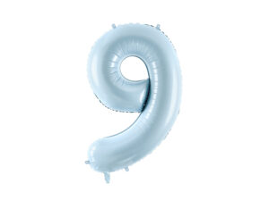Fooliumõhupall number "9", 72 cm, helesinine