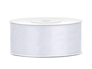 Satiinpael, valge, 25 mm / 25 m (1 tk / 25 jm)