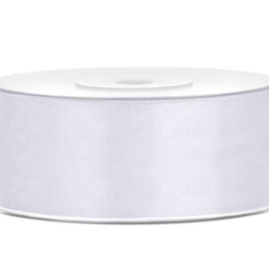 Satiinpael, valge, 25 mm / 25 m (1 tk / 25 jm)
