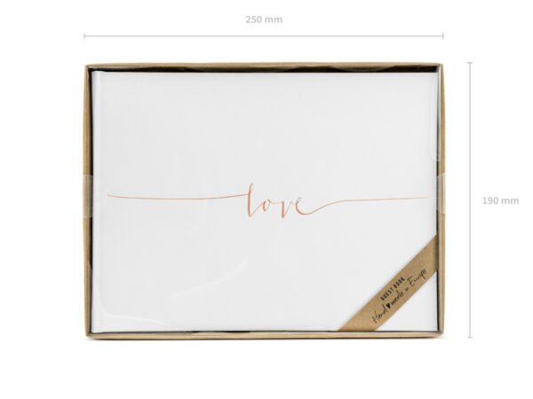 KWAP59_op_01_S Külalisteraamat "Love", 24 × 18,5 cm