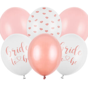 Õhupallikomplekt "Bride to Be", 30 cm (1 pakk / 6 tk)