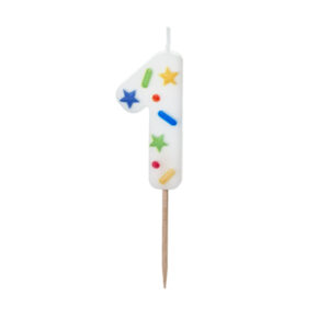 Sünnipäevaküünal Number "1", 5.5 cm