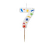 Sünnipäevaküünal Number "7", 5.5 cm
