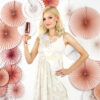 Satiinpael "Bride to Be", valge, 75 cm