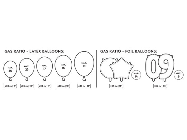 Heelium balloon õhupallide täitmiseks, lilla, kuni 30 õhupalli