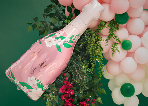 Fooliumõhupall Pudel "Bride to be", 49.5 × 108.5 cm
