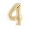 Fooliumõhupall Number "4", 72 cm, beež