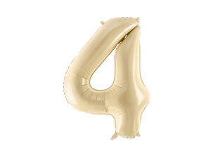 Fooliumõhupall Number "4", 72 cm, beež