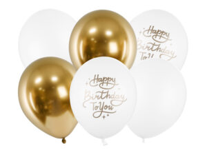 Õhupallid “Happy Birthday To You”, 30 cm (1 pakk / 6 tk), komplekt